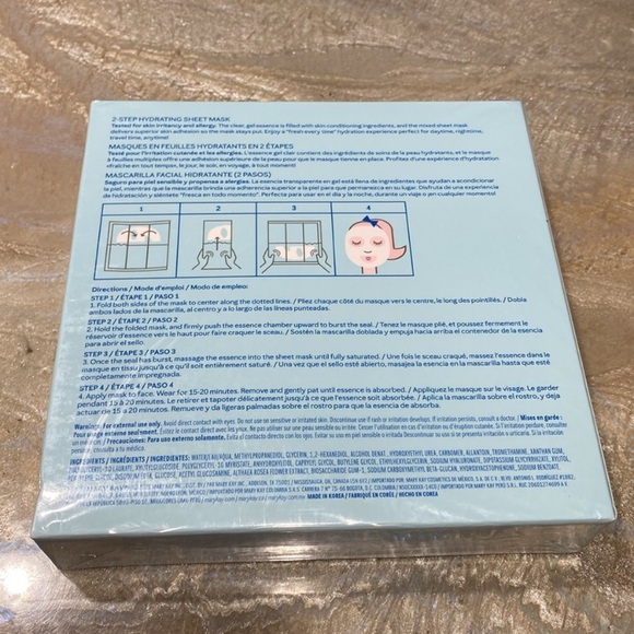 Mary Kay 2-Step Hydrating Sheet Mask 8 Pack Limited Edition / New Unopened Box - Picture 2 of 5